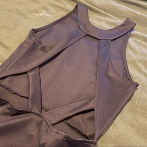 Black Dress with Strappy Back